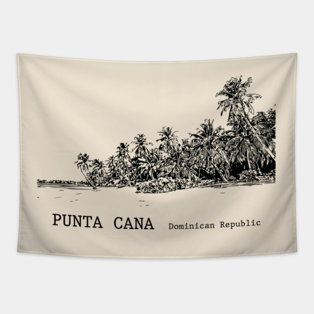 Punta Cana Dominican Republic - Back Tapestry by Lakeric
