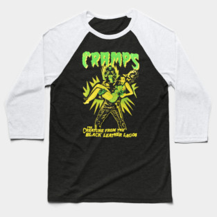 The Cramps Creature from the Black Leather Lagoon Baseball T-Shirt