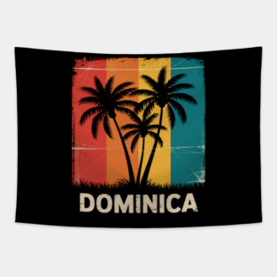 Dominican Island Caribbean Windward souvenir nation tourist Tapestry