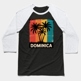Dominican Island Caribbean Windward souvenir nation tourist Baseball T-Shirt