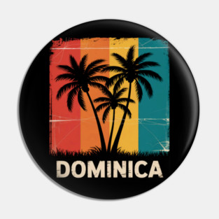 Dominican Island Caribbean Windward souvenir nation tourist Pin