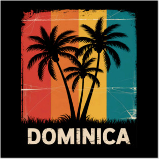 Dominican Island Caribbean Windward souvenir nation tourist Posters and Art