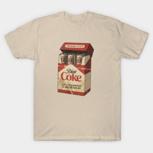 Vintage Just a little something, to take the edge off Diet Coke T-Shirt