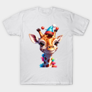 CHRISTMAS GIRAFFE T-Shirt