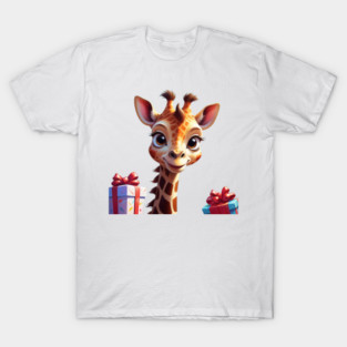 CHRISTMAS GIRAFFE T-Shirt