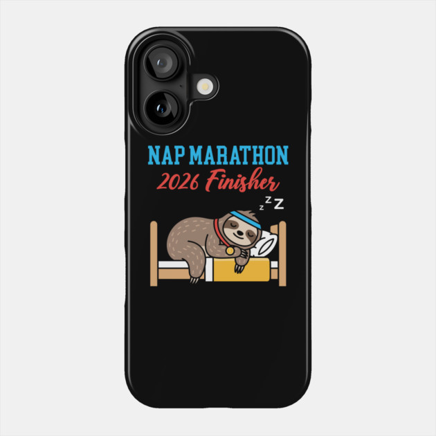 Nap Marathon 2026 Finisher Phone Case by enrynz