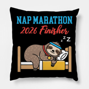 Nap Marathon 2026 Finisher Pillow