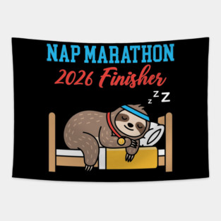 Nap Marathon 2026 Finisher Tapestry