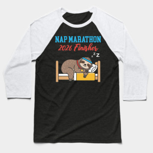 Nap Marathon 2026 Finisher Baseball T-Shirt