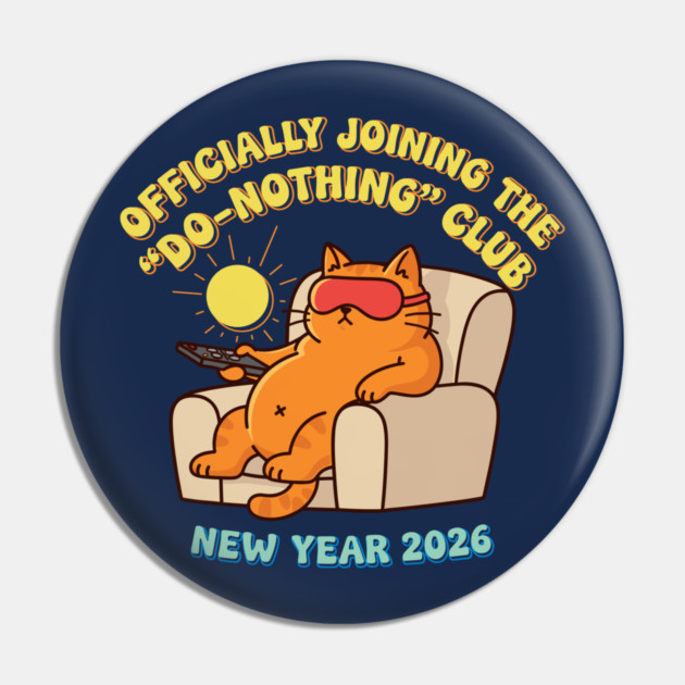 Lazy Cat Joins 'Do-Nothing' Club Pin by enrynz