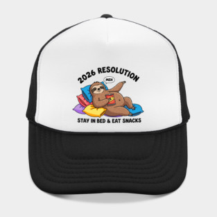 Lazy Sloth 2026 Resolution Hat