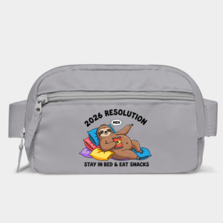 Lazy Sloth 2026 Resolution Bag