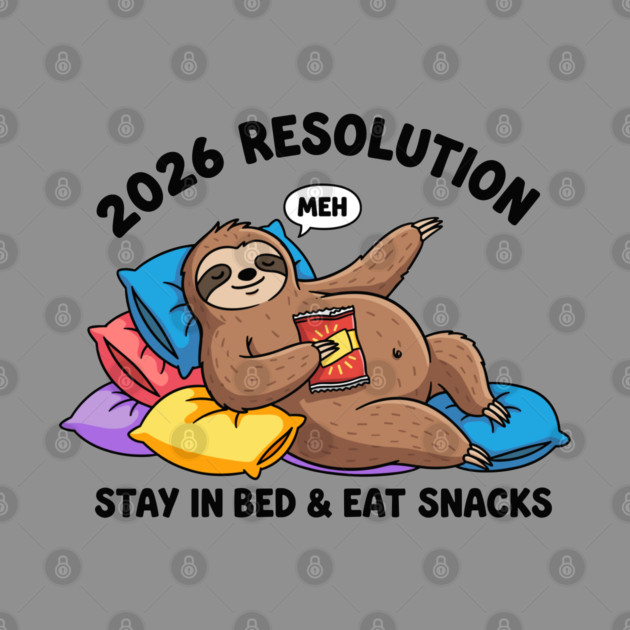 Lazy Sloth 2026 Resolution by enrynz