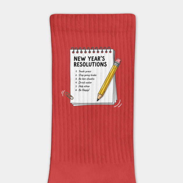 Hilarious New Year's Resolutions Notepad! by enrynz