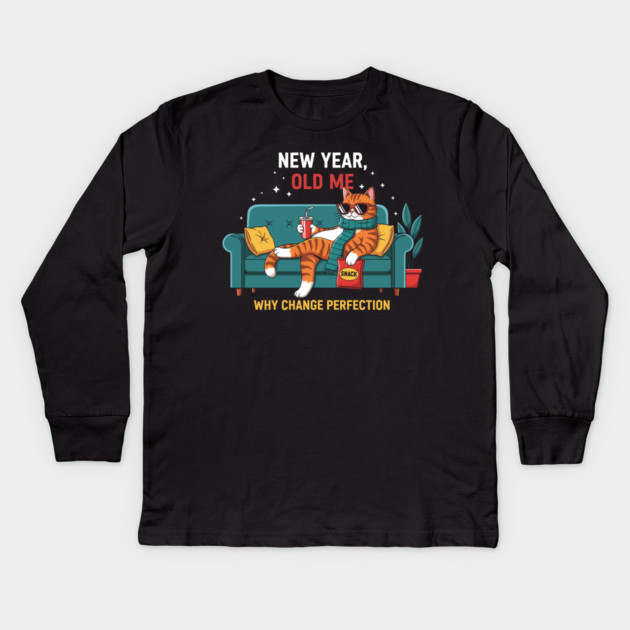 New Year Old Me Kids Long Sleeve T-Shirt by enrynz