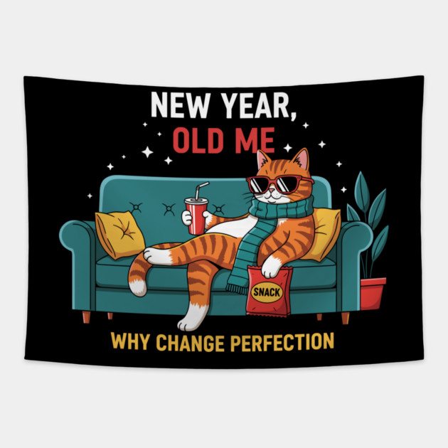 New Year Old Me Tapestry by enrynz