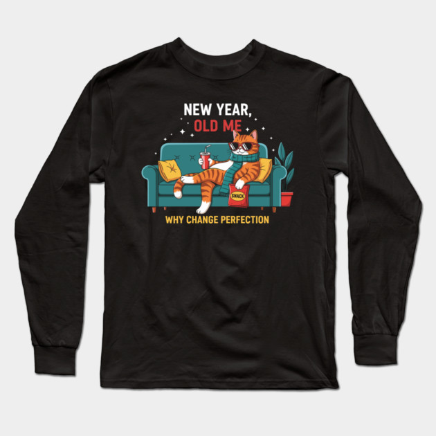 New Year Old Me Long Sleeve T-Shirt by enrynz