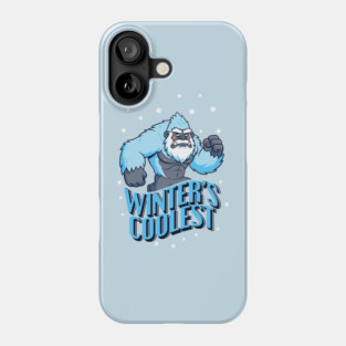 Winter's Coolest Yeti Beast! Phone Case