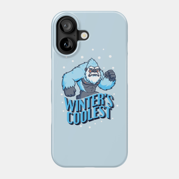 Winter's Coolest Yeti Beast! Phone Case by enrynz