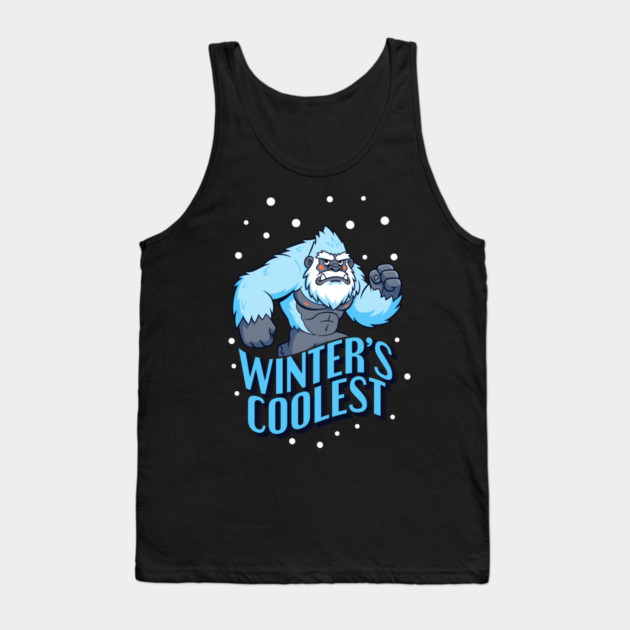 Winter's Coolest Yeti Beast! Tank Top by enrynz