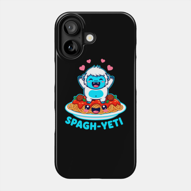 Spagh-Yeti Pun Phone Case by enrynz