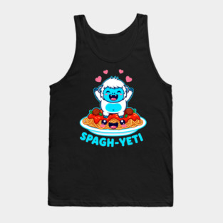 Spagh-Yeti Pun Tank Top