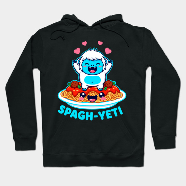 Spagh-Yeti Pun Hoodie by enrynz