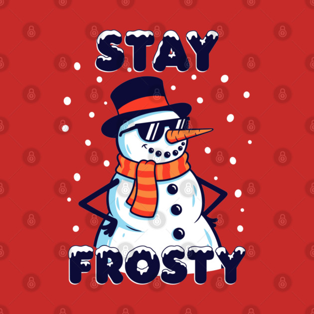 Stay Frosty Snowman Rocking Shades by enrynz