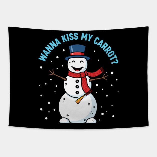 Wanna Kiss My Carrot? Tapestry by enrynz
