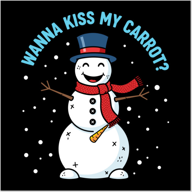 Wanna Kiss My Carrot? Wall Art by enrynz