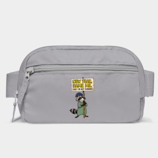 Lazy Raccoon New Year Same Me Bag