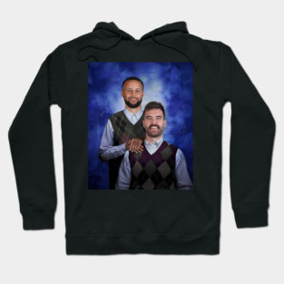 Pat Spencer & Steph Curry Basketball Step Brothers Hoodie