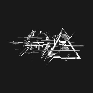 Abstract Geometric Doodle Art T-Shirt