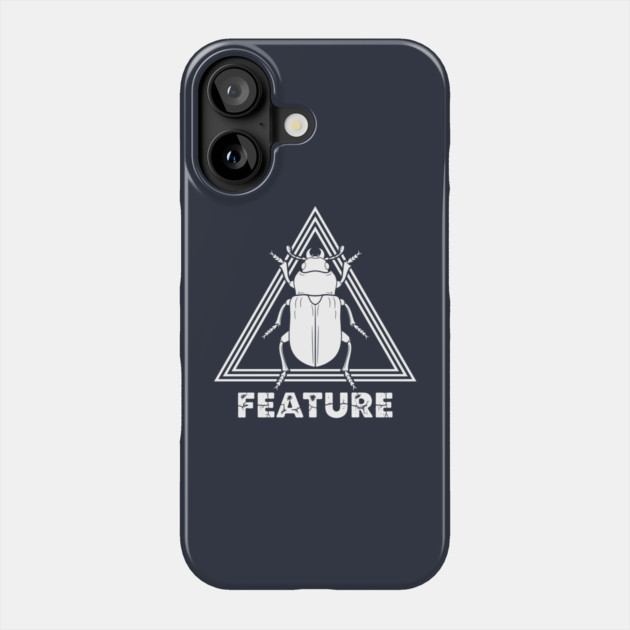 Beetle Feature Phone Case by enrynz