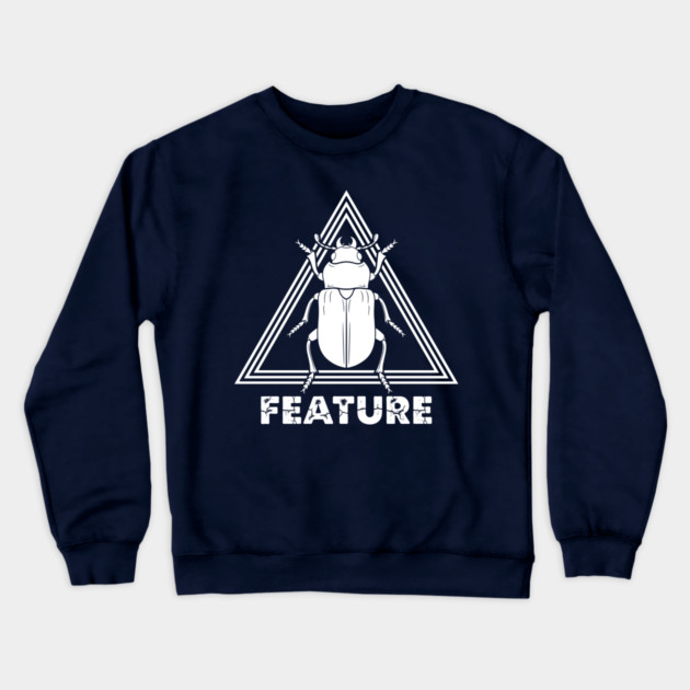 Beetle Feature Crewneck Sweatshirt by enrynz