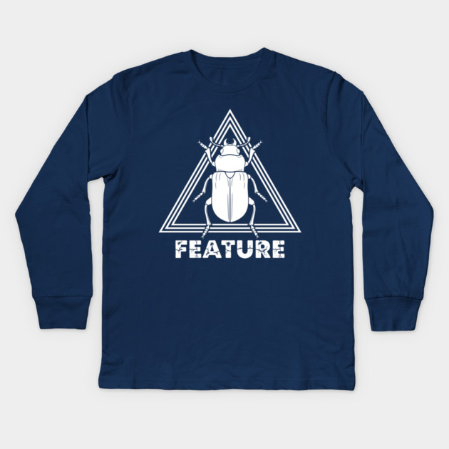 Beetle Feature Kids Long Sleeve T-Shirt by enrynz