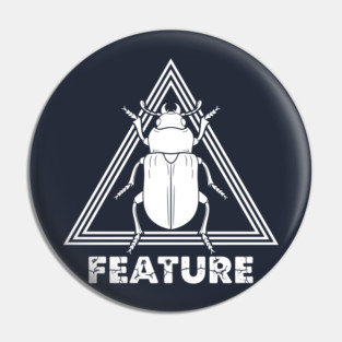 Beetle Feature Pin