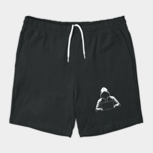 Hooded Coder Silhouette Shorts