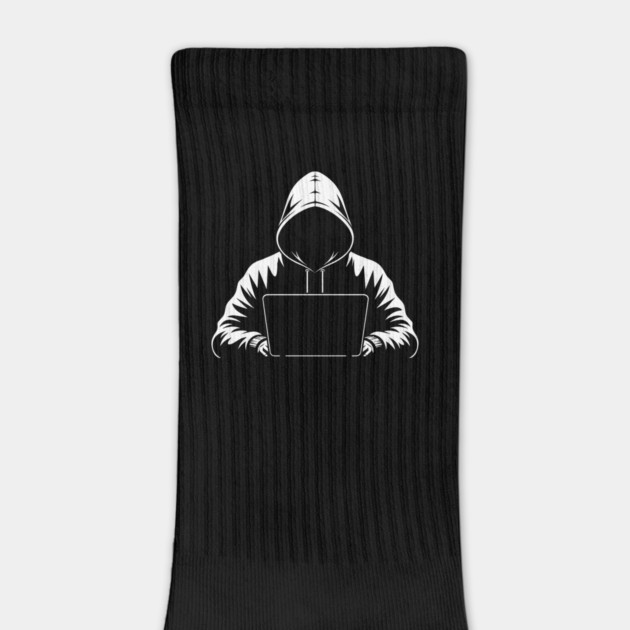 Hooded Coder Silhouette by enrynz