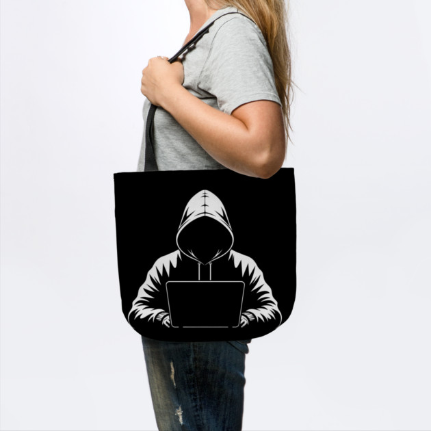Hooded Coder Silhouette by enrynz