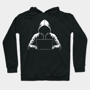 Hooded Coder Silhouette Hoodie