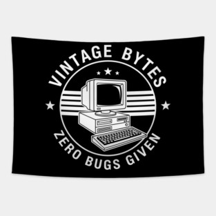 Vintage Bytes Zero Bugs Given Tapestry