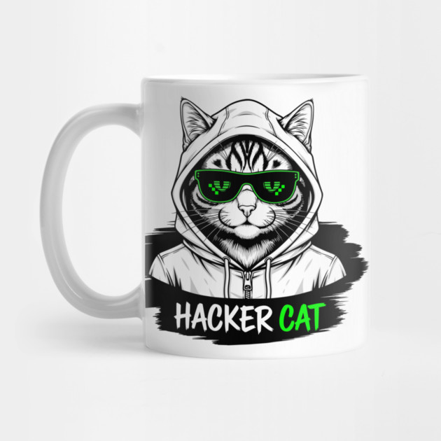 Hacker Cat by enrynz