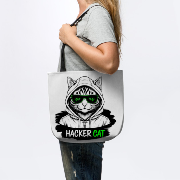 Hacker Cat by enrynz