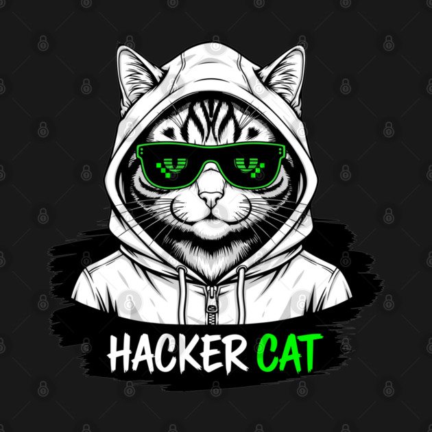 Hacker Cat by enrynz