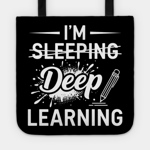 Deep Learning Pun Tote by enrynz
