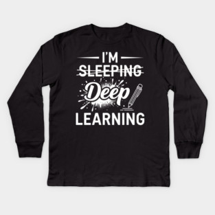 Deep Learning Pun Kids Long Sleeve T-Shirt