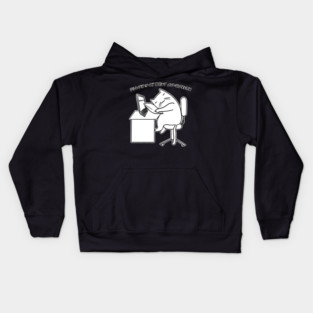 Pillow is my best friend Kids Hoodie