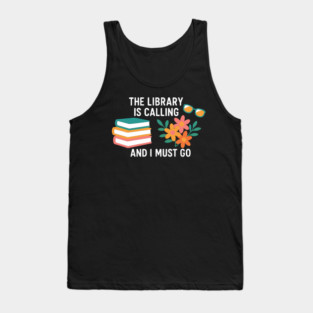 Book Worm Library Geek Reading Lover Tank Top