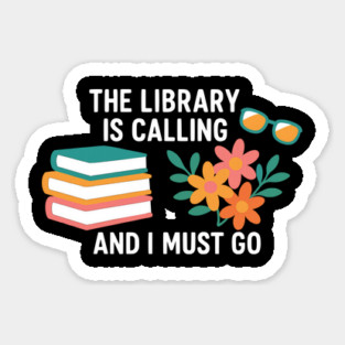Book Worm Library Geek Reading Lover Sticker